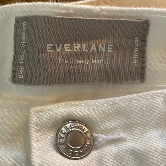Everlane The Cheeky Jean Womens 26 Regular White 90s high rise - Picture 5 of 6